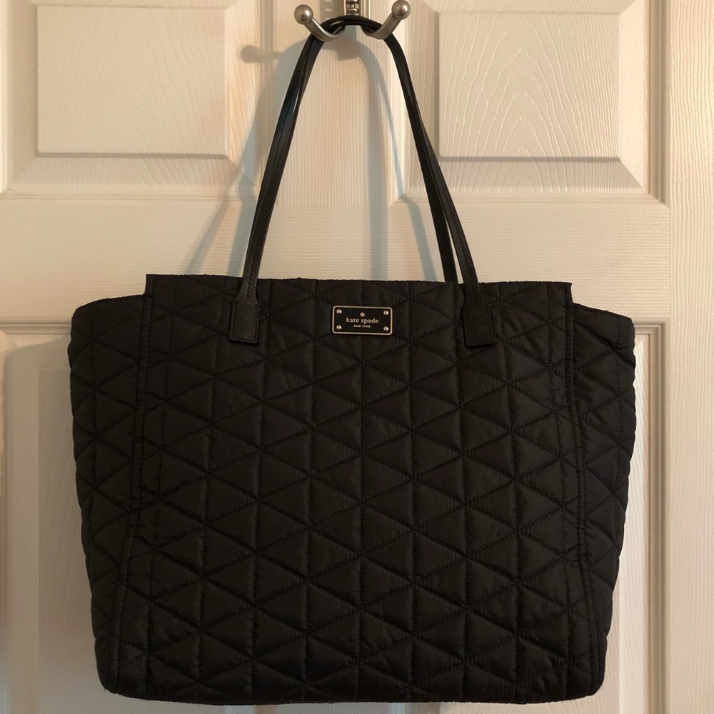Kate Spade Black Avenue Quilted Bag